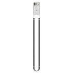 Spigen Crossbody Lanyard Strap (Strap 1P + Connector 2P) DA30L, black - for iPhone 17 Lanyard Case