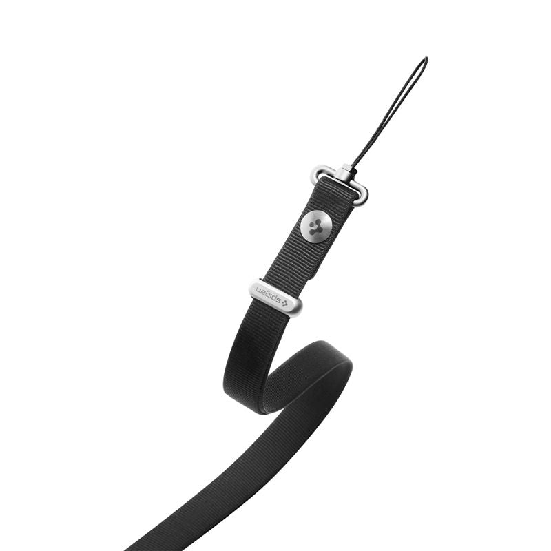 Spigen Crossbody Lanyard Strap (Strap 1P + Connector 2P) DA30L, black - for iPhone 17 Lanyard Case