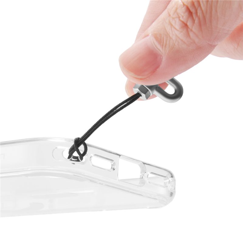 Spigen Crossbody Lanyard Strap (Strap 1P + Connector 2P) DA30L, black - for iPhone 17 Lanyard Case