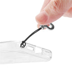 Spigen Crossbody Lanyard Strap (Strap 1P + Connector 2P) DA30L, black - for iPhone 17 Lanyard Case
