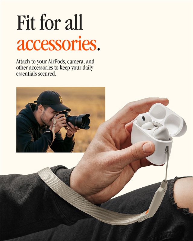 Easy installation: simply thread the strap through the opening and secure it