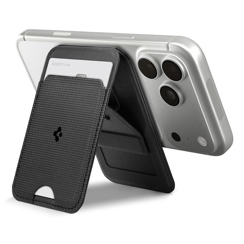Spigen Slim Fold Tripod MagSafe Wallet 1 Card, black
