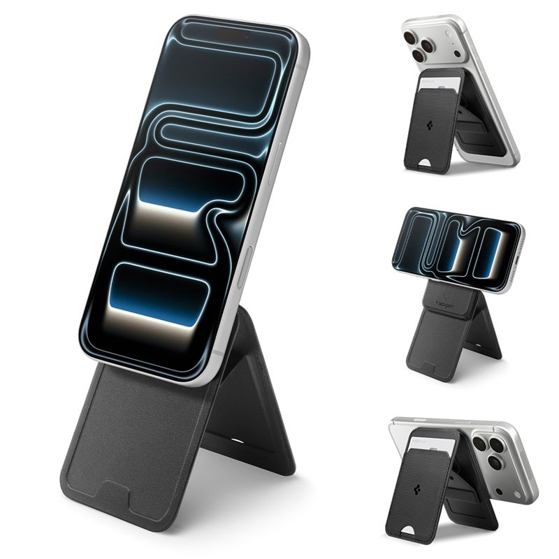Spigen Slim Fold Tripod MagSafe Wallet 1 Card, black