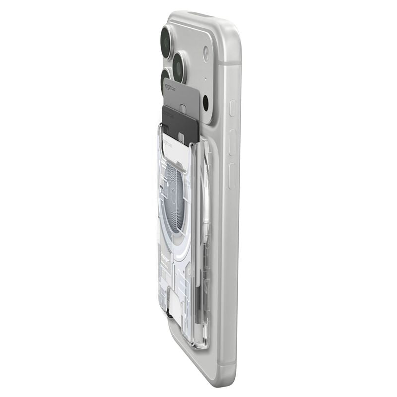 Spigen Ultra Hybrid Wallet MagSafe, zero one white