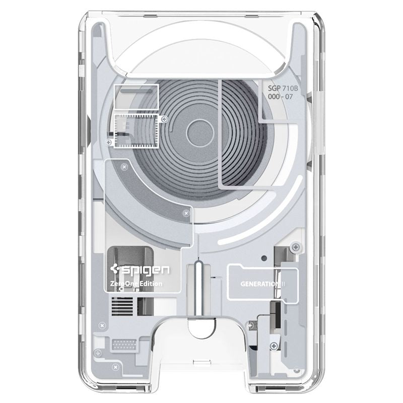 Spigen Ultra Hybrid Wallet MagSafe, zero one white