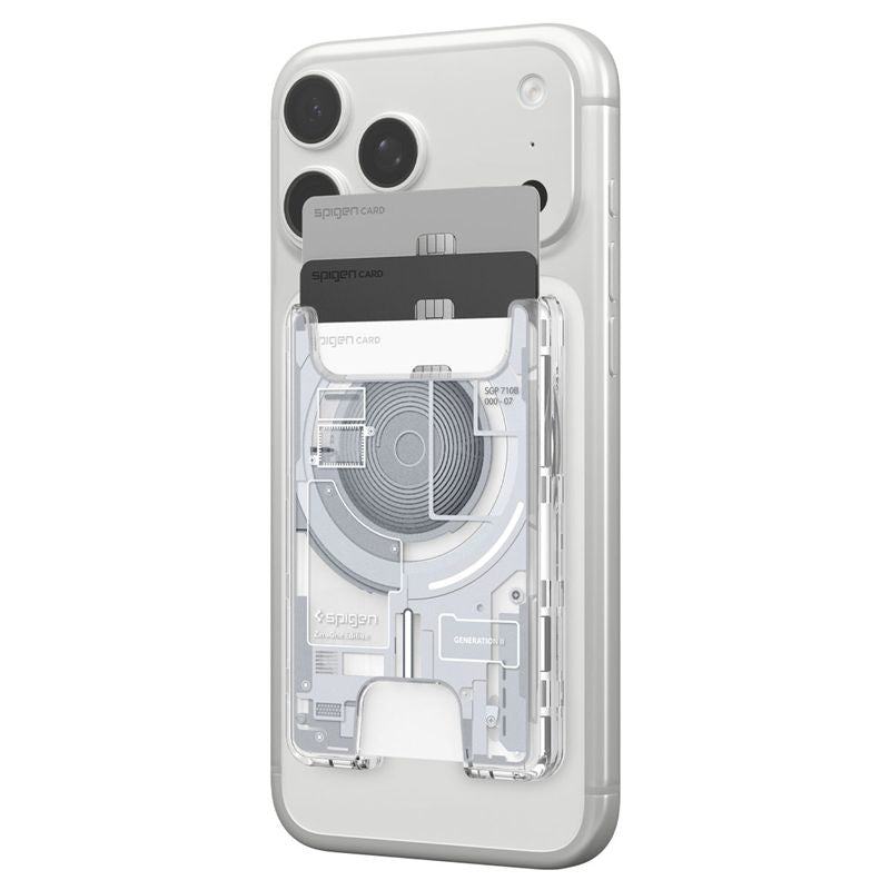 Spigen Ultra Hybrid Wallet MagSafe, zero one white