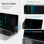 Spigen SafeView 1 Pack - MacBook Pro 16" M4 2024/M3 2023/ M2 2023/M1 2021