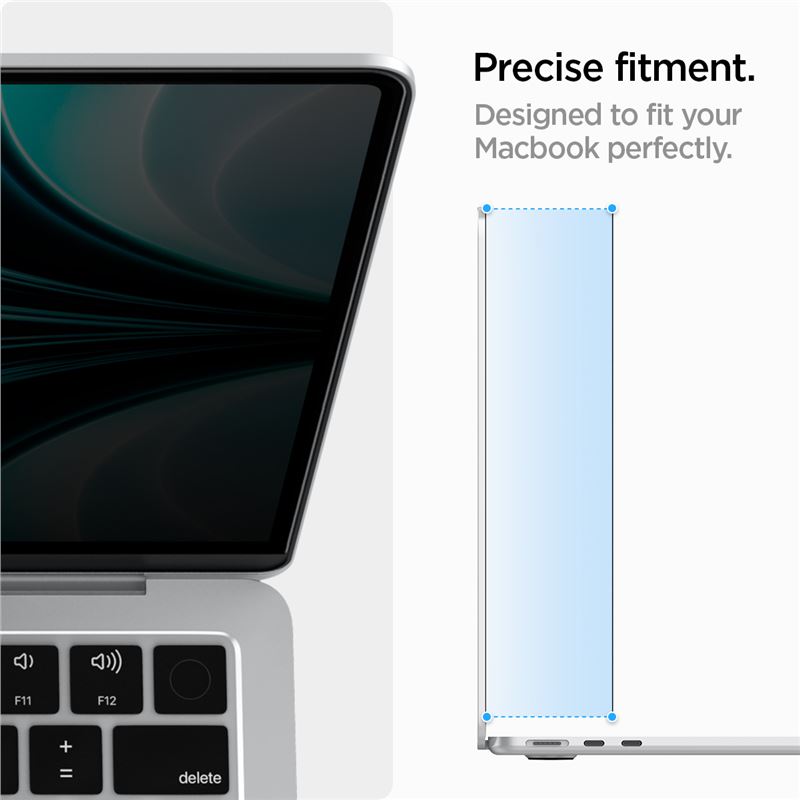 Spigen SafeView 1 Pack - MacBook Air 13" M4/M3/M2