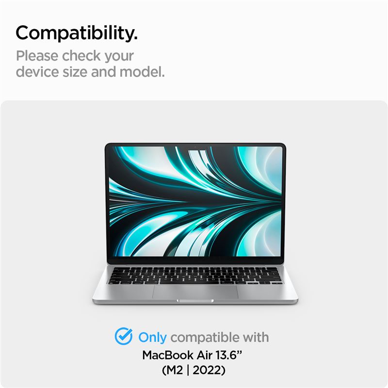 Spigen SafeView 1 Pack - MacBook Air 13" M4/M3/M2
