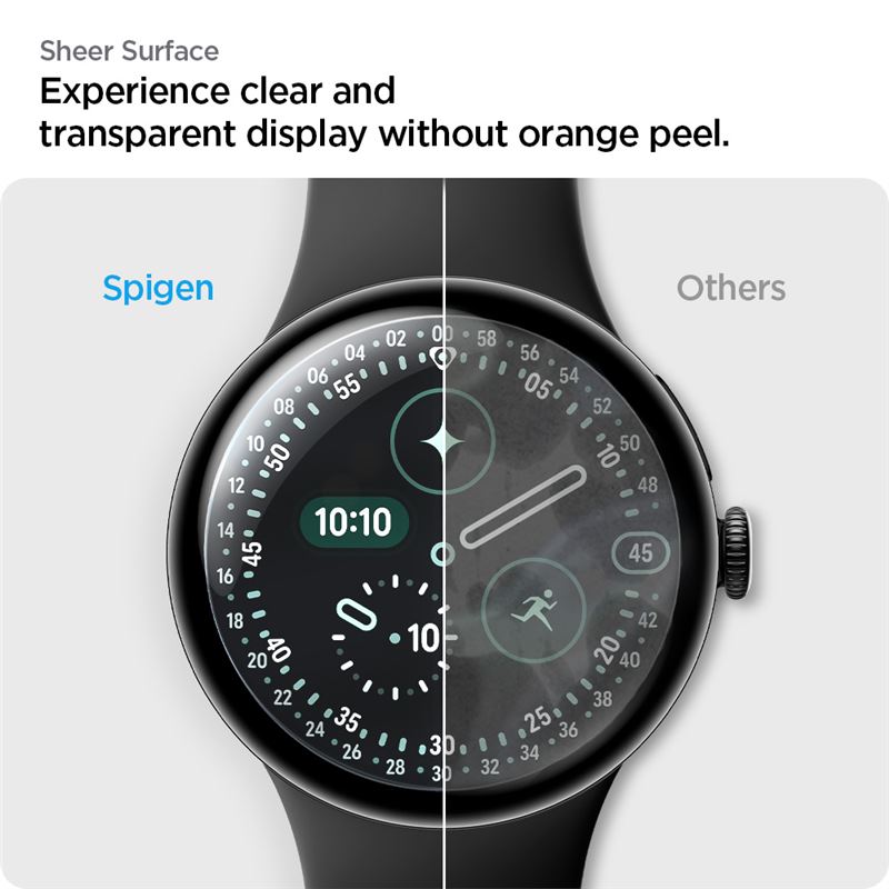 Spigen EliteShield EZ Fit 2 Pack - Google Pixel Watch 5/4/3 41mm