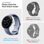 Spigen EliteShield EZ Fit 2 Pack - Google Pixel Watch 5/4/3 45mm