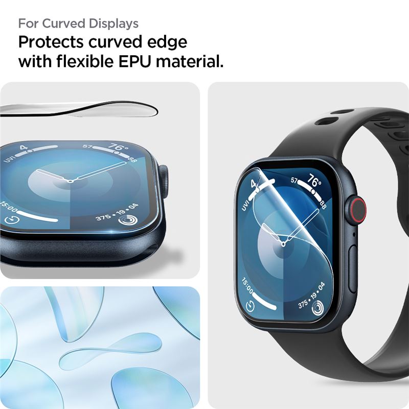 Spigen Eliteshield EZ Fit 2 Pack - Apple Watch 11/10 42mm