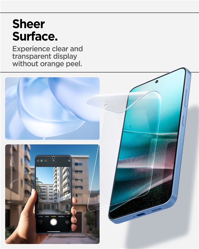 Spigen EliteShield EZ Fit HD 1 Pack - Samsung Galaxy S25