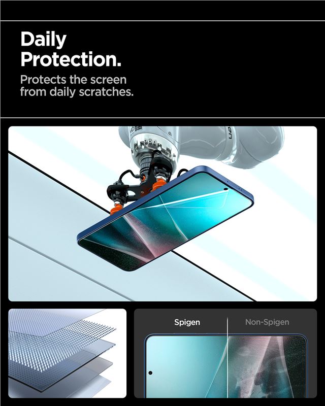 Spigen EliteShield EZ Fit HD 1 Pack - Samsung Galaxy S25