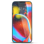 Spigen Glass tR EZ Fit 2 Pack, privacy sensor open - iPhone 14 Plus/13 Pro Max