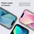 Spigen Glass tR EZ Fit HD 1 Pack open sensor - iPhone 16e/14/13/13 Pro