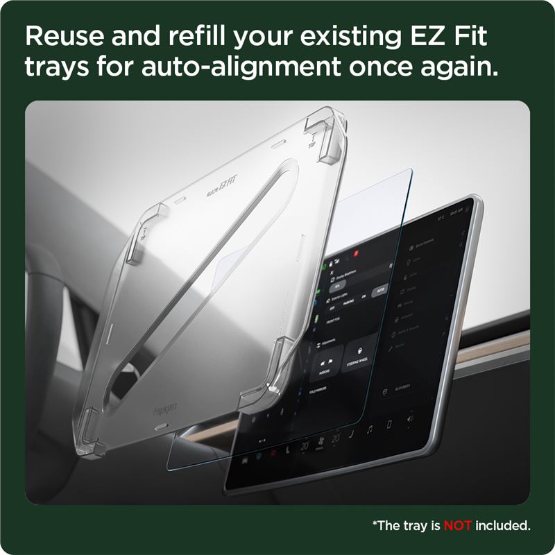 Spigen Tesla EZ Fit Refill Anti Glare Screen Protector 1 Pack -  Tesla Model Y/3