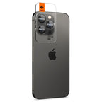 Spigen Glass tR EZ Fit Optik Pro 2 Pack, black - iPhone 17/16/15/14 Pro / 17/16/15/14 Pro Max