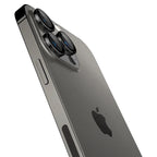 Spigen Glass tR EZ Fit Optik Pro 2 Pack, black - iPhone 17/16/15/14 Pro / 17/16/15/14 Pro Max