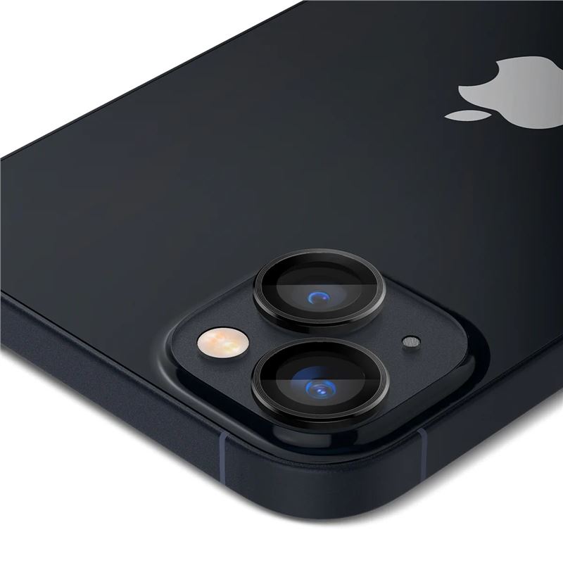 Spigen Glass EZ Fit Optik Pro 2 Pack, black - iPhone 15/15 Plus/14/14 Plus