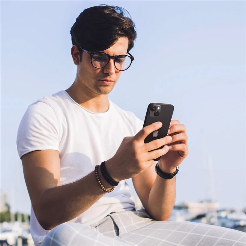 Spigen Glass EZ Fit Optik Pro 2 Pack, black - iPhone 15/15 Plus/14/14 Plus