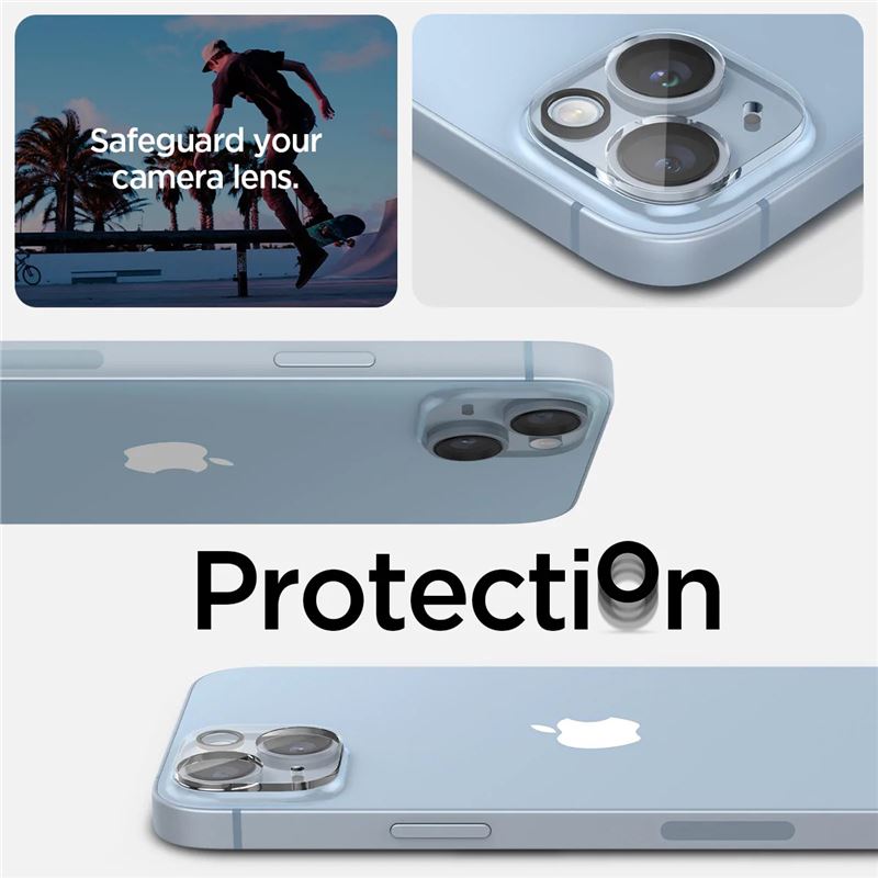 Spigen Glass Optik 2 Pack, clear - iPhone 14/iPhone 14 Plus