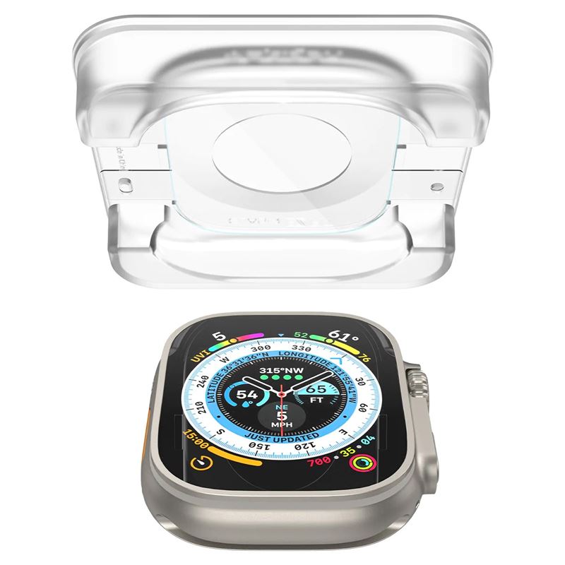 Spigen Glass tR EZ Fit 2 Pack - Apple Watch Ultra 3/2/1