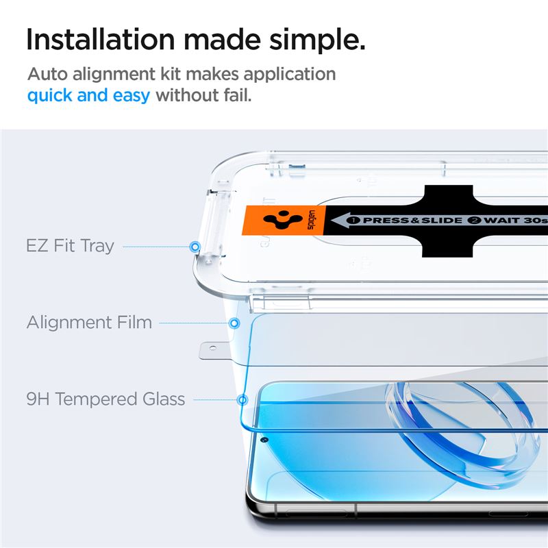 Spigen Glass EZ Fit 2 Pack - Samsung Galaxy S23+