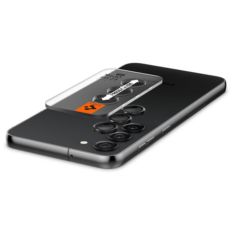 Spigen Glass EZ Fit Optik Pro 2 Pack, black - Samsung Galaxy S23/Galaxy S23+/Galaxy S24