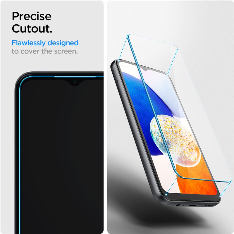 Spigen Glass tR Slim 2 Pack - Samsung Galaxy A14 5G/A14 LTE