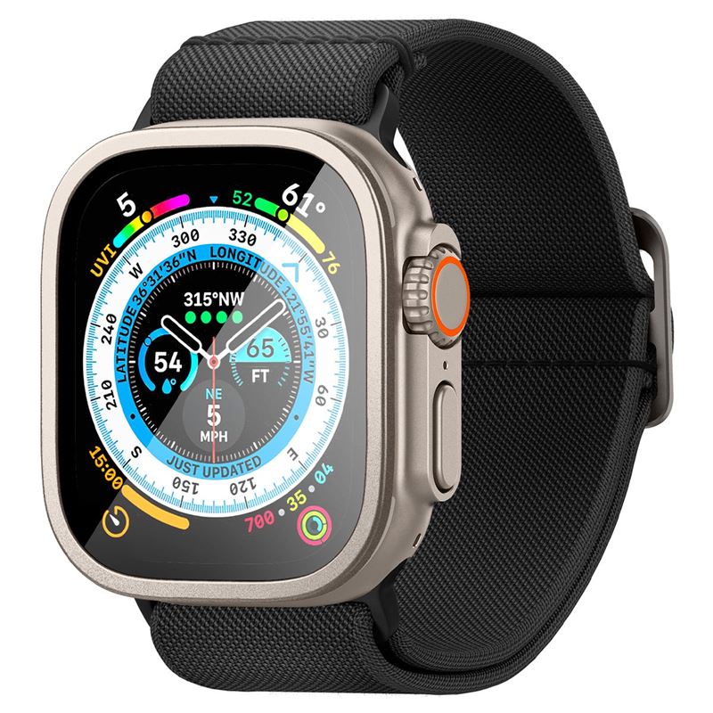 Spigen Glass tR Slim Pro 1 Pack, titánový - Apple Watch Ultra 2/Ultra 49 mm