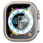 Spigen Glass tR Slim Pro 1 Pack, titánový - Apple Watch Ultra 2/Ultra 49 mm