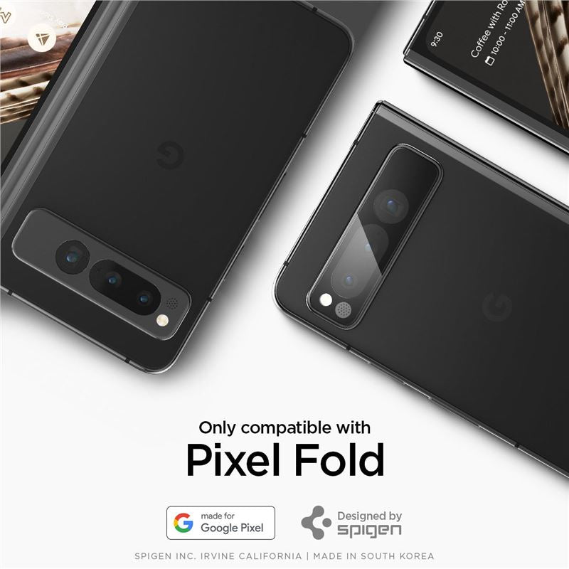 Spigen Glass EZ Fit Optik Pro 2 Pack, black - Google Pixel Fold