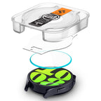 Spigen Glass tR EZ Fit 2 Pack – Samsung Galaxy Watch6 44mm