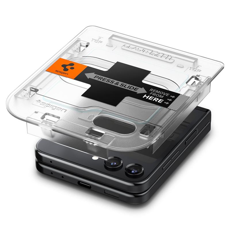 Spigen Glass tR EZ Fit Cover 2 Pack - Samsung Galaxy Z Flip5