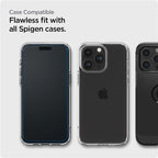 Spigen Glass tR AlignMaster 2 Pack, FC Black - iPhone 15 Pro Max