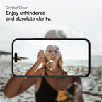 Spigen Glass tR AlignMaster 2 Pack, FC Black - iPhone 15 Pro Max