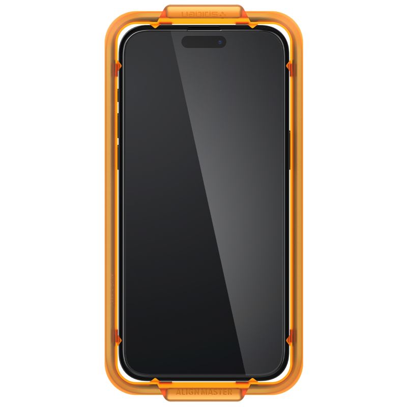 Spigen Glass tR AlignMaster 2 Pack, FC Black - iPhone 15 Pro Max