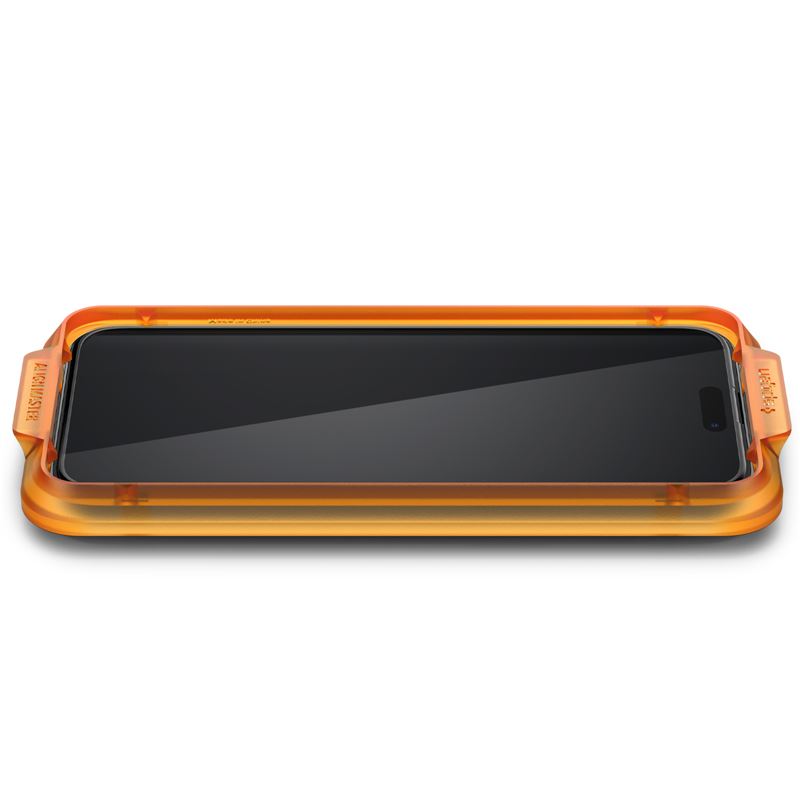 Spigen Glass tR AlignMaster 2 Pack, FC Black - iPhone 15 Pro Max