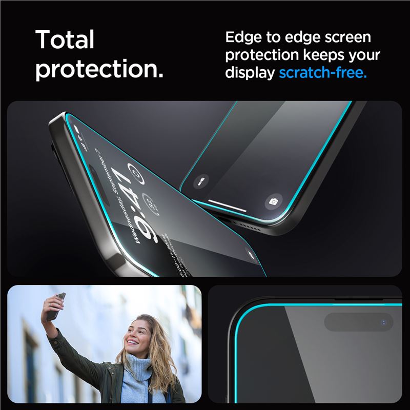 Spigen Glass tR EZ Fit HD 1 Pack - iPhone 15 Pro Max