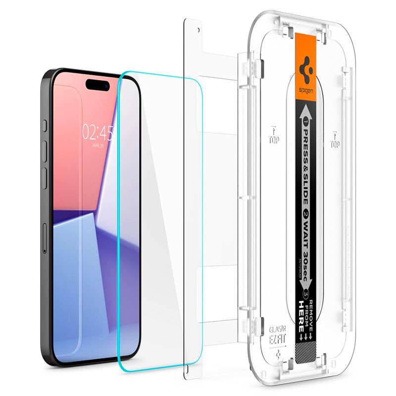 Spigen Glass tR EZ Fit HD 1 Pack - iPhone 15 Pro Max