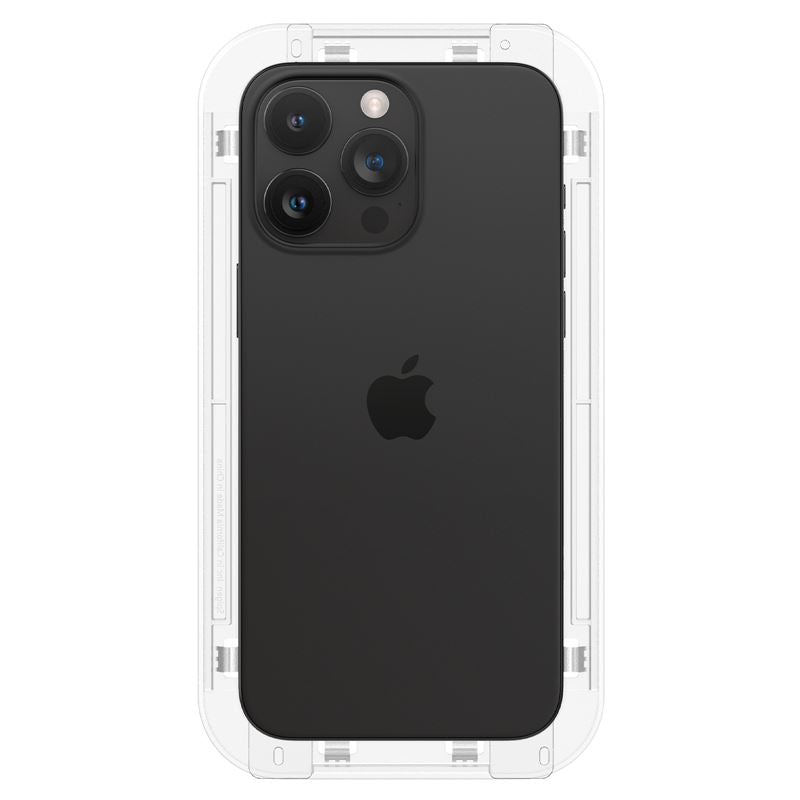 Spigen Glass tR EZ Fit 2 Pack, FC Black - iPhone 15 Pro