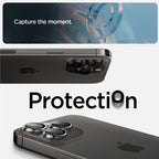 Spigen Glass tR EZ Fit Optik Pro 2 Pack, cc - iPhone 17/16/15/14 Pro / 17/16/15/14 Pro Max