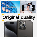 Spigen Glass tR EZ Fit Optik Pro 2 Pack, cc - iPhone 17/16/15/14 Pro / 17/16/15/14 Pro Max