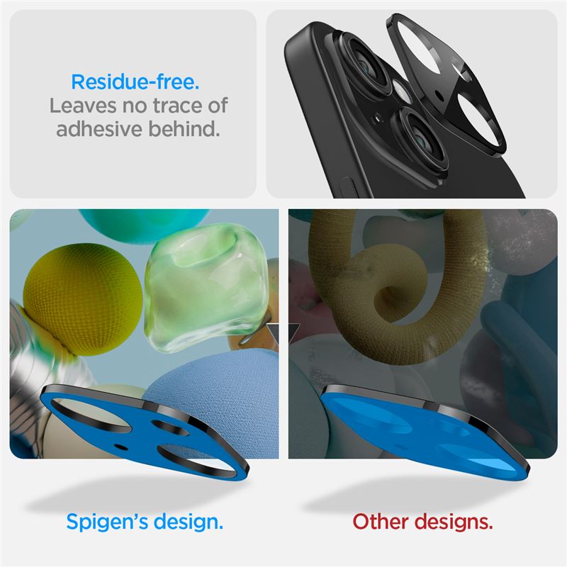 Spigen Glass tR Optik 2 Pack, black - iPhone 15/15 Plus/14/14 Plus