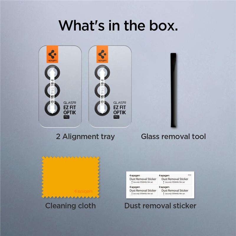 Spigen Glass tR EZ Fit Optik Pro Black 2 Pack - Samsung Galaxy S23 FE