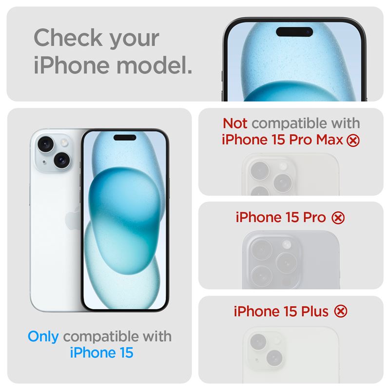 Spigen Glass tR EZ Fit HD Privacy 1 Pack - iPhone 16/15