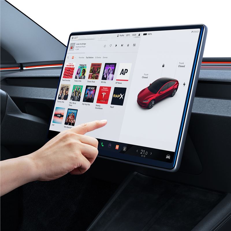 Spigen Tesla EZ Fit Anti Glare Screen Protector 1 Pack – Tesla Model 3 2024