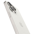 Spigen Glass tR EZ Fit Optik Pro 2 Pack, white tita – iPhone 17/16/15 Pro / 17/16/15 Pro Max