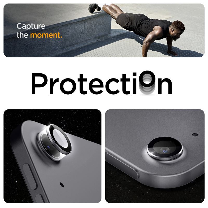 Spigen Glass tR EZ Fit Optik Pro 2 Pack, space gray - iPad Air 11"/13" (2026/2025/2024)